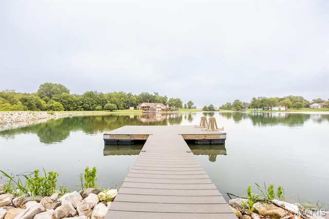 92 Rinderer Rd, Trenton, IL 62293 - dock area featuring a water view