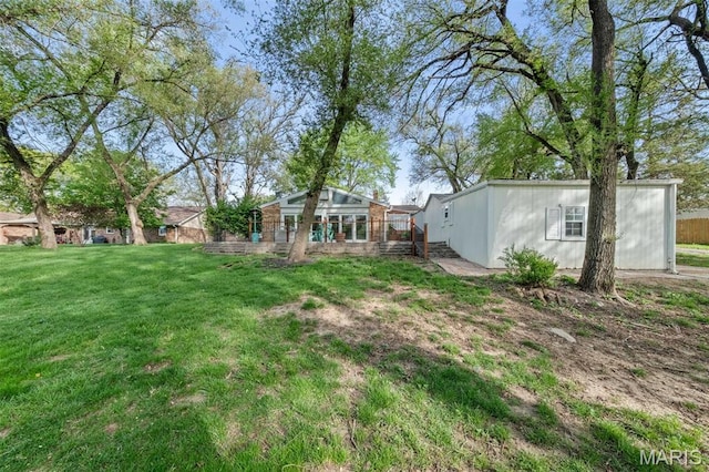 4044 Locke Ave, Bridgeton, MO 63044 - view of green lawn