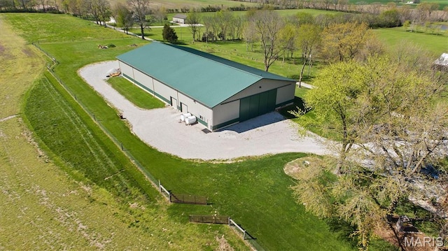 21510 Keyesport Rd, Keyesport, IL 62253 - aerial view of sparsely populated area