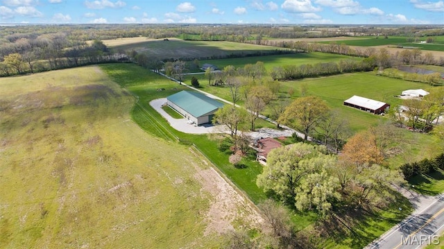 21510 Keyesport Rd, Keyesport, IL 62253 - aerial overview of property's location featuring rural landscape