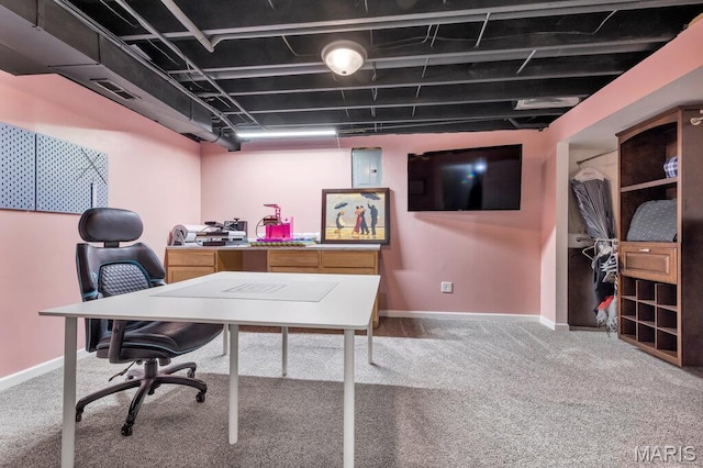 420 Glen Forest Dr, Troy, MO 63379 - carpeted office space with baseboards and electric panel