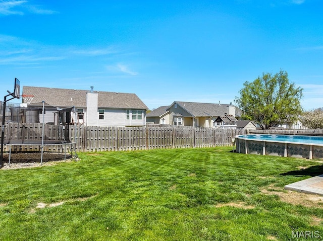 420 Glen Forest Dr, Troy, MO 63379 - view of yard featuring a trampoline