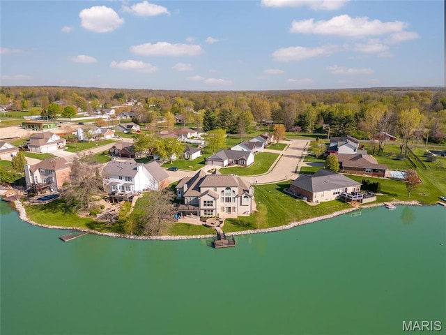 2017 Richview Dr, Saint Jacob, IL 62281 - aerial view of property's location featuring nearby suburban area and a large body of water