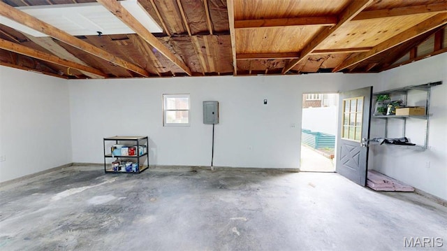 5714 Rhodes Ave, Saint Louis, MO 63109 - garage with electric panel