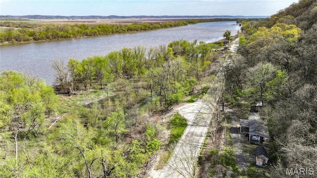 798 N Broadway, Kampsville, IL 62053 - bird's eye view of a large body of water
