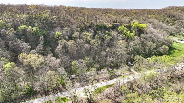 798 N Broadway, Kampsville, IL 62053 - drone / aerial view of a forest