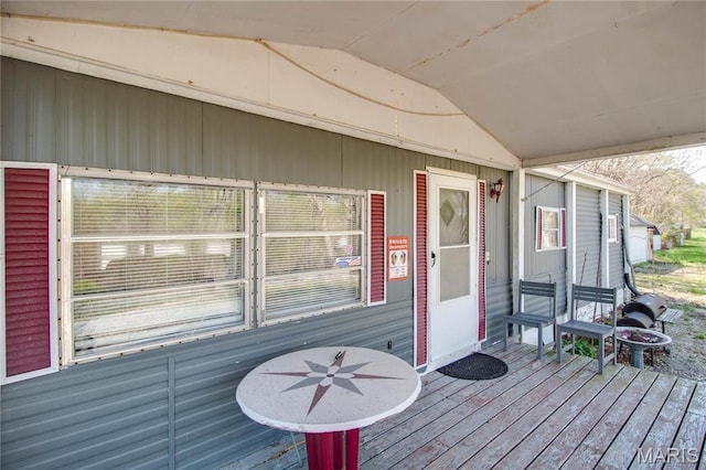 798 N Broadway, Kampsville, IL 62053 - view of deck