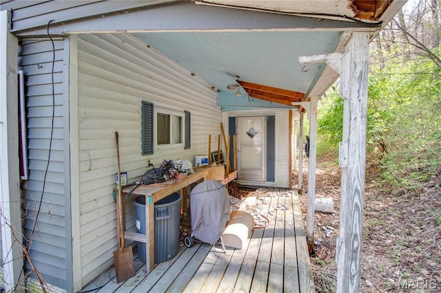 798 N Broadway, Kampsville, IL 62053 - view of deck