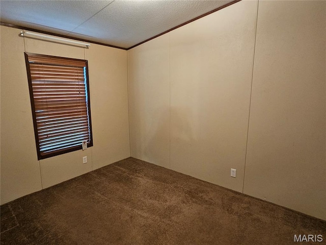 507 Ash St, Percy, IL 62272 - empty room featuring carpet and a textured ceiling