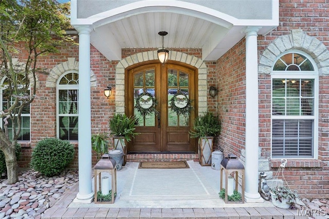 1002 Chesterfield Forest Dr, Wildwood, MO 63005 - entrance to property with brick siding