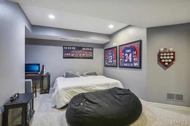 1002 Chesterfield Forest Dr, Wildwood, MO 63005 - bedroom featuring carpet floors, baseboards, and recessed lighting