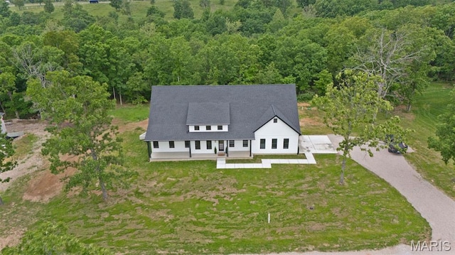 10102 Springer Dr, Bonne Terre, MO 63628 - view of subject property with a heavily wooded area