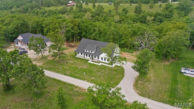 10102 Springer Dr, Bonne Terre, MO 63628 - aerial overview of property's location with a forest