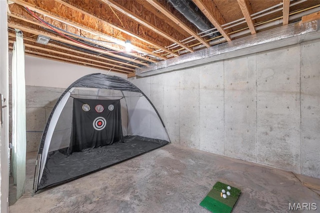 21438 Lancaster Ln, Waynesville, MO 65583 - view of unfinished basement