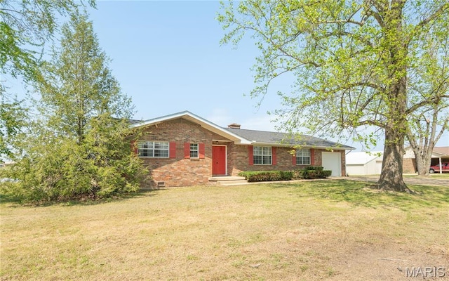 121 Ripley 142e-18, Doniphan, MO 63935 - ranch-style home featuring brick siding, a garage, and a front lawn