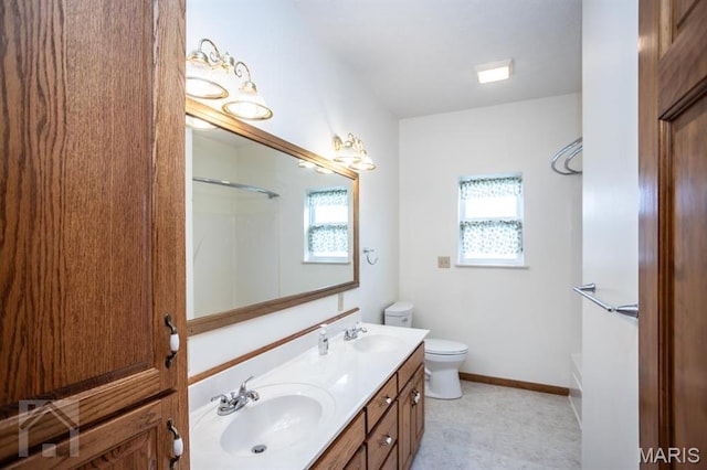 220 April Dr, Saint Robert, MO 65584 - full bath with toilet, healthy amount of natural light, a shower, and baseboards