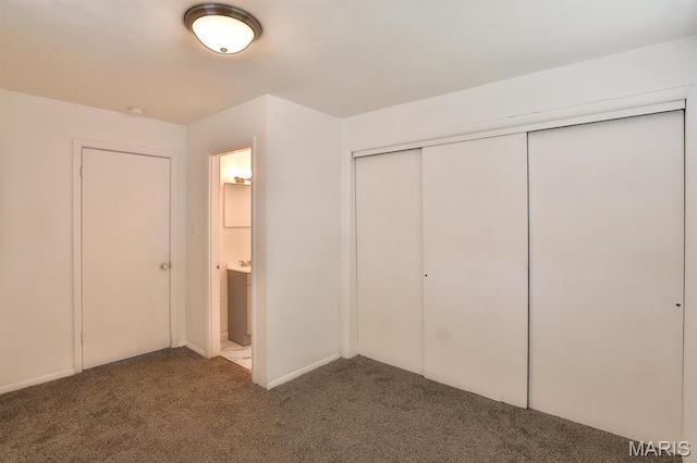 4417 Wallace St, Saint Louis, MO 63116 - unfurnished bedroom featuring carpet flooring and a closet