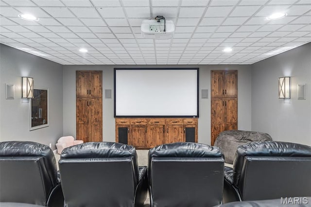 312 Oak Forest Dr, Jackson, MO 63755 - home theater room with recessed lighting