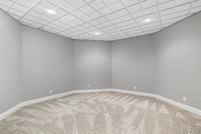 312 Oak Forest Dr, Jackson, MO 63755 - empty room with carpet, baseboards, and recessed lighting