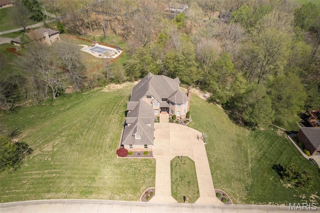 312 Oak Forest Dr, Jackson, MO 63755 - view from above of property