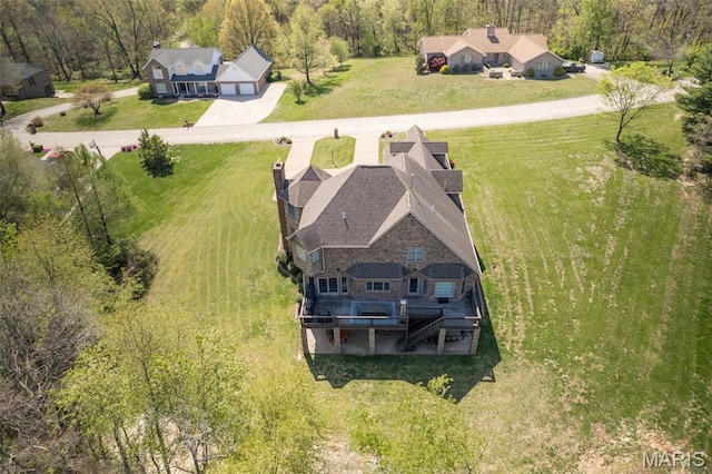 312 Oak Forest Dr, Jackson, MO 63755 - view from above of property featuring a forest