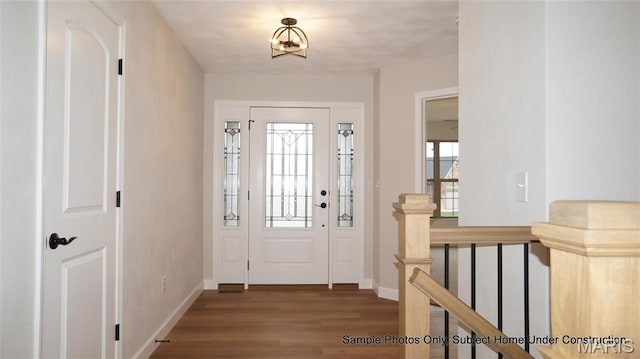 2028 Ravenel, Swansea, IL 62226 - foyer featuring wood finished floors and baseboards