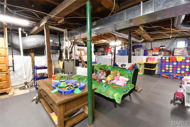 311 S Hibbard St, Staunton, IL 62088 - view of unfinished basement