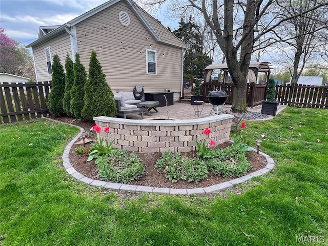 311 S Hibbard St, Staunton, IL 62088 - back of house featuring a patio area