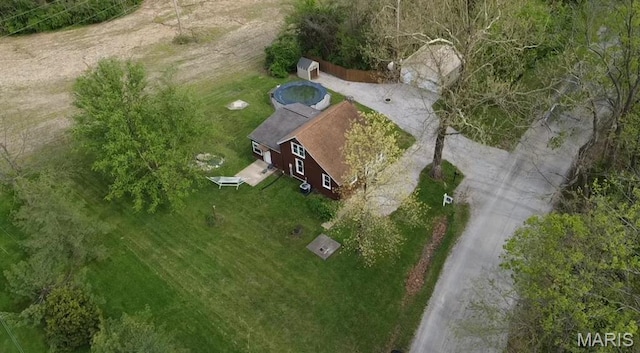 view of subject property