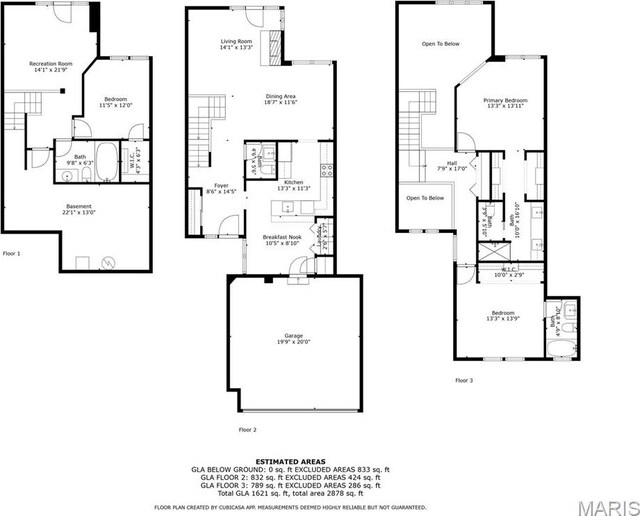 1709 Highview Circle Ct, Ballwin, MO 63021 - property floor plan