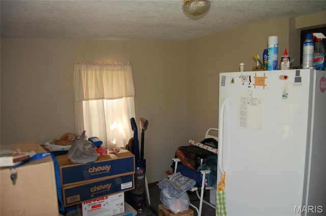 view of storage area