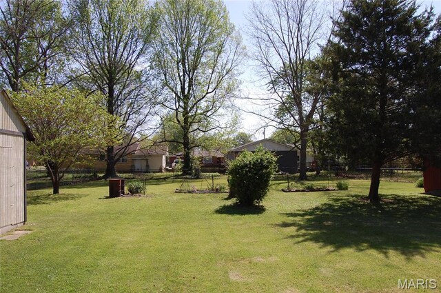 view of yard