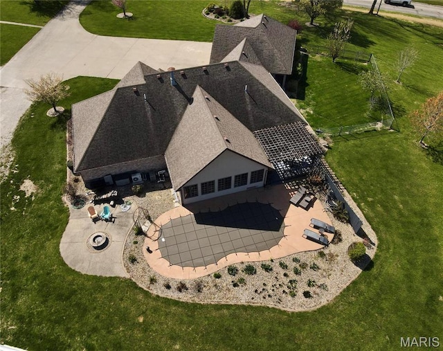 view of subject property
