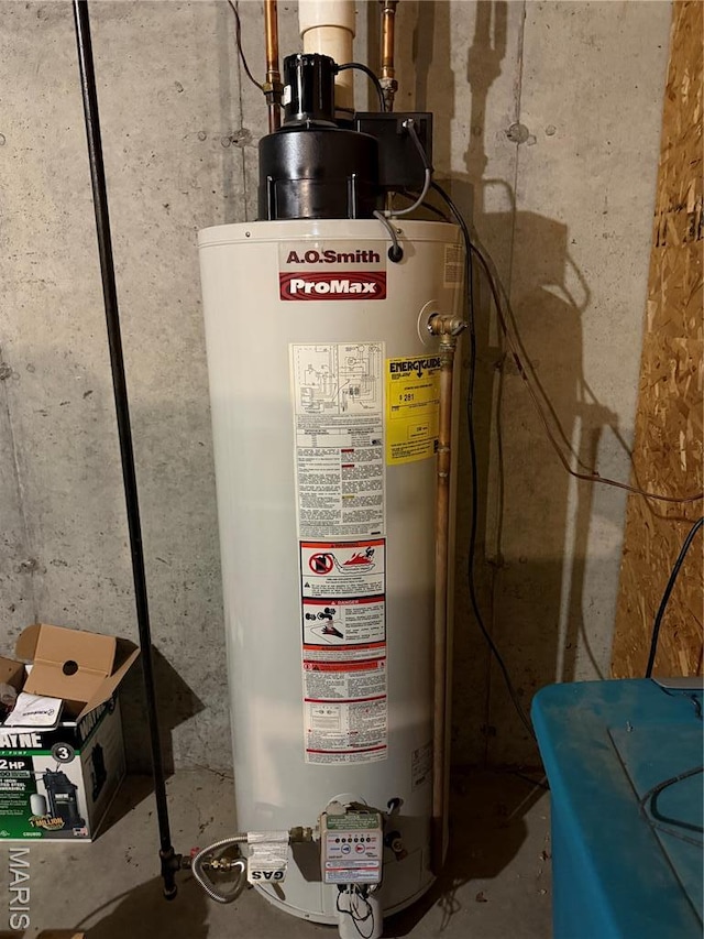 utilities with gas water heater