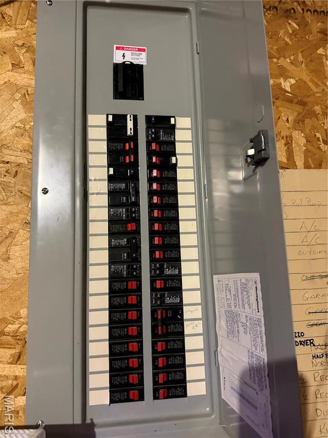 utilities with electric panel