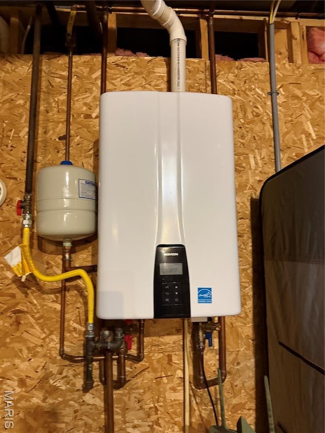 utilities featuring water heater