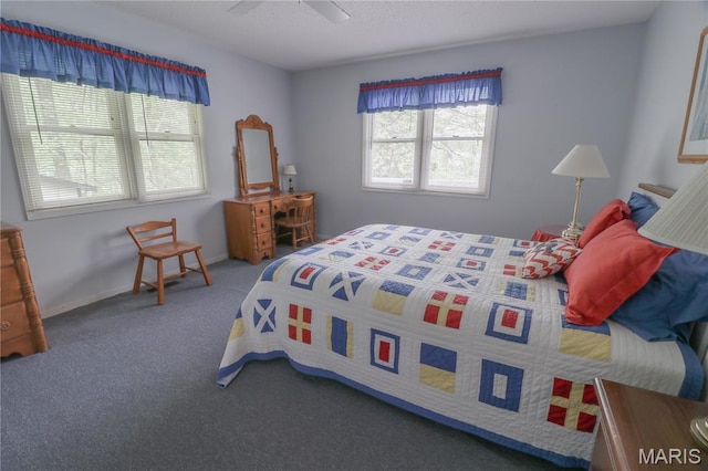 1207 Napoleon Dr, Bonne Terre, MO 63628 - bedroom with carpet flooring and ceiling fan