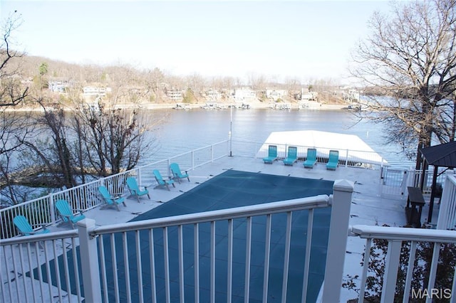 64 W Windjammer Ct Unit 2D, Lake Ozark, MO 65049 - exterior space featuring a water view