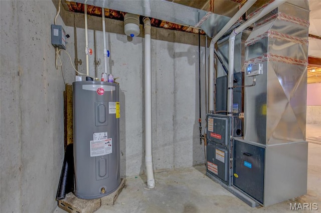 190 Bay Meadow Cir, Moro, IL 62067 - utilities featuring electric water heater
