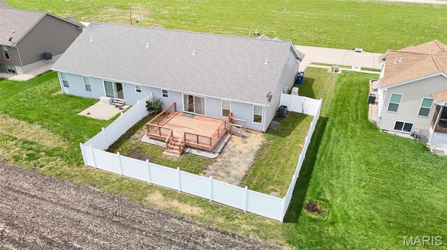 190 Bay Meadow Cir, Moro, IL 62067 - aerial view of property and surrounding area