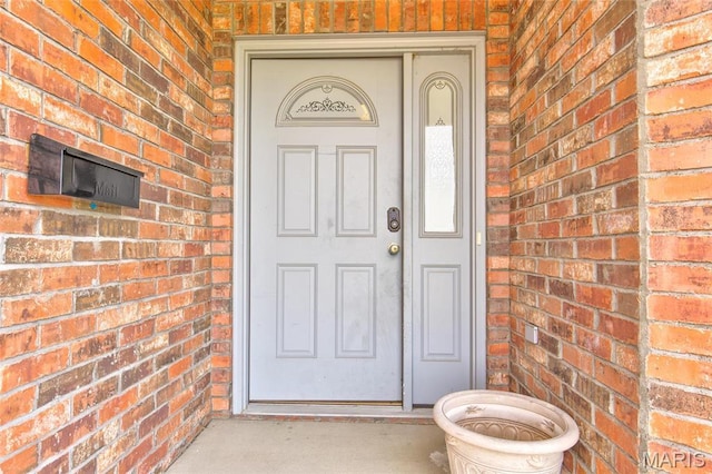 190 Bay Meadow Cir, Moro, IL 62067 - entrance to property with brick siding
