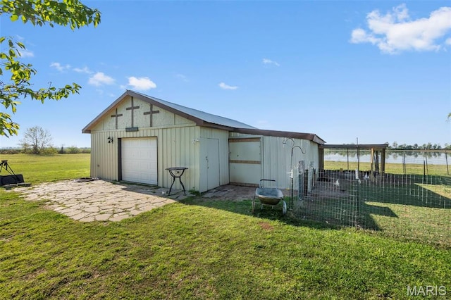 12572 Rd 516, Senath, MO 63876 - view of outdoor structure with an outbuilding and a water view