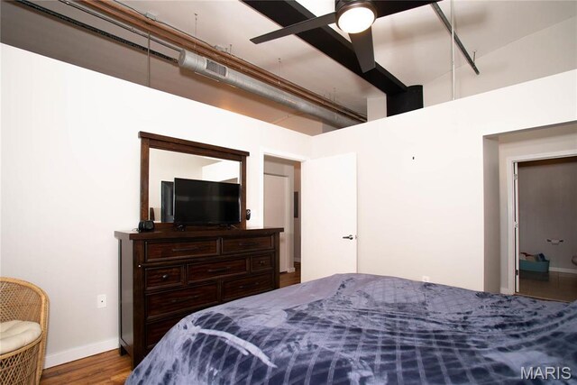 1520 Washington Ave Unit 604, Saint Louis, MO 63103 - bedroom featuring wood finished floors and baseboards