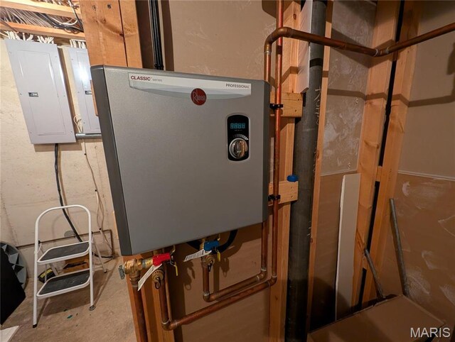 1 River Ridge Rd, Grafton, IL 62037 - utility room with electric panel