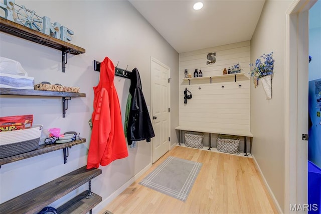 1024 Brook Mont Dr, Ofallon, MO 63366 - mudroom with wood finished floors and baseboards