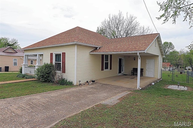 304 Reuter St, Park Hills, MO 63601 - view of front of property with driveway, a carport, and a shingled roof
