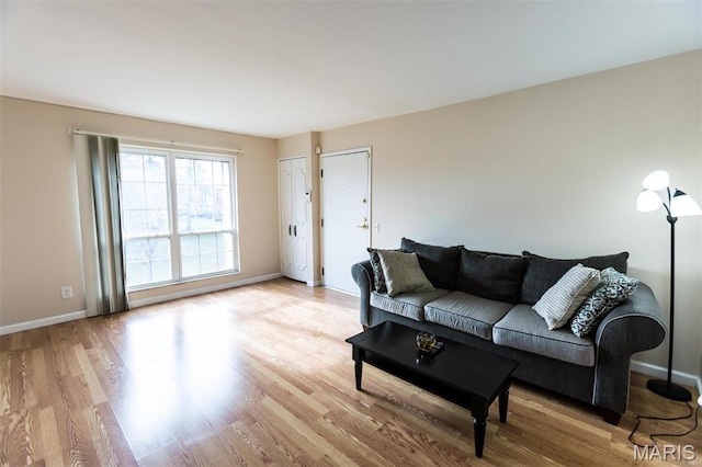 1167 Appleseed Ln Unit D, Olivette, MO 63132 - living area with light wood finished floors and baseboards