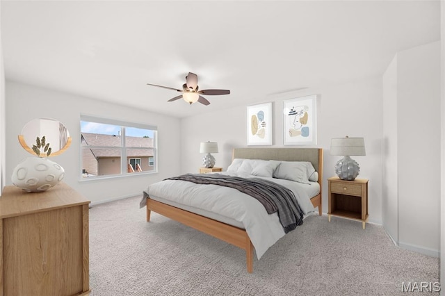 5341 Trailhead Ct, Eureka, MO 63025 - carpeted bedroom with baseboards and ceiling fan