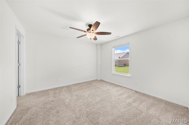 5341 Trailhead Ct, Eureka, MO 63025 - carpeted empty room with a ceiling fan and baseboards