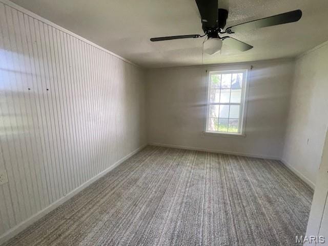 2317 Pike St, Poplar Bluff, MO 63901 - carpeted spare room with ceiling fan and baseboards